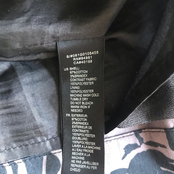 F21 Black & Gray Roses Circle Skirt - Picture 6 of 9